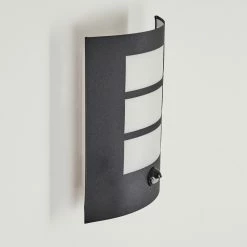 Hofstein Matilau Außenwandleuchte Schwarz, Weiß, 1-flammig, Bewegungsmelder -Außenleuchten Verkäufe matilau aussenwandleuchte h3438664 9