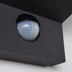 Hofstein Matlava Außenwandleuchte LED Anthrazit, Weiß, 1-flammig, Bewegungsmelder -Außenleuchten Verkäufe matlava aussenwandleuchte h3393208 6