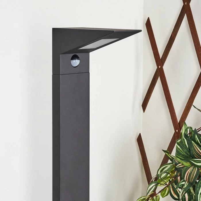 Hofstein Matlava Wegeleuchte LED Anthrazit, 1-flammig, Bewegungsmelder 2 Hofstein Matlava Wegeleuchte LED Anthrazit, 1-flammig, Bewegungsmelder – Bild 2