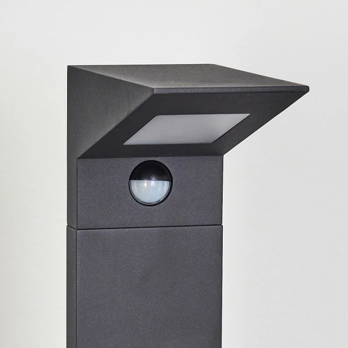 Hofstein Matlava Wegeleuchte LED Anthrazit, 1-flammig, Bewegungsmelder 3 Hofstein Matlava Wegeleuchte LED Anthrazit, 1-flammig, Bewegungsmelder – Bild 3