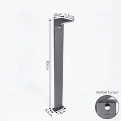 Hofstein Matlava Wegeleuchte LED Anthrazit, 1-flammig, Bewegungsmelder 13 Hofstein Matlava Wegeleuchte LED Anthrazit, 1-flammig, Bewegungsmelder -Außenleuchten Verkäufe matlava wegeleuchte h3416440 3