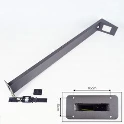 Hofstein Matlava Wegeleuchte LED Anthrazit, 1-flammig, Bewegungsmelder 14 Hofstein Matlava Wegeleuchte LED Anthrazit, 1-flammig, Bewegungsmelder -Außenleuchten Verkäufe matlava wegeleuchte h3416440 4