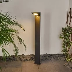 Hofstein Matlava Wegeleuchte LED Anthrazit, 1-flammig, Bewegungsmelder 16 Hofstein Matlava Wegeleuchte LED Anthrazit, 1-flammig, Bewegungsmelder -Außenleuchten Verkäufe matlava wegeleuchte h3416440 6