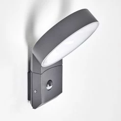 Hofstein Meridian Wandleuchte LED Anthrazit, 1-flammig, Bewegungsmelder -Außenleuchten Verkäufe meridian wandleuchte h3270271 do1 5