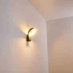 Hofstein Meridian Wandleuchte LED Anthrazit, 1-flammig, Bewegungsmelder -Außenleuchten Verkäufe meridian wandleuchte h3270271 do1 7