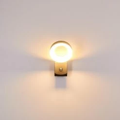 Hofstein Meridian Wandleuchte LED Anthrazit, 1-flammig, Bewegungsmelder -Außenleuchten Verkäufe meridian wandleuchte h3270271 do1 9