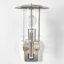 Hofstein Mulo Außenwandleuchte Edelstahl, 1-flammig, Bewegungsmelder -Außenleuchten Verkäufe mulo aussenwandleuchte h3024003 11