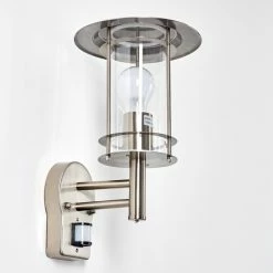 Hofstein Mulo Außenwandleuchte Edelstahl, 1-flammig, Bewegungsmelder -Außenleuchten Verkäufe mulo aussenwandleuchte h3024003 15