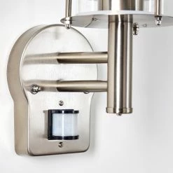 Hofstein Mulo Außenwandleuchte Edelstahl, 1-flammig, Bewegungsmelder -Außenleuchten Verkäufe mulo aussenwandleuchte h3024003 4