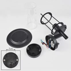 Hofstein Mulo Außenwandleuchte Schwarz, 1-flammig, Bewegungsmelder -Außenleuchten Verkäufe mulo aussenwandleuchte h3442388 4