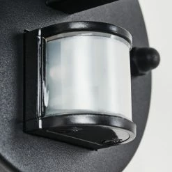 Hofstein Mulo Außenwandleuchte Schwarz, 1-flammig, Bewegungsmelder -Außenleuchten Verkäufe mulo aussenwandleuchte h3442388 5