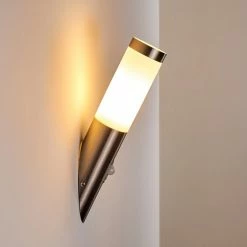 Hofstein Norburg Außenwandleuchte Edelstahl, 1-flammig, Bewegungsmelder 31 Hofstein Norburg Außenwandleuchte Edelstahl, 1-flammig, Bewegungsmelder -Außenleuchten Verkäufe norburg aussenwandleuchte h3291313 do1 11