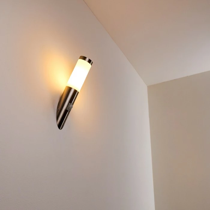 Hofstein Norburg Außenwandleuchte Edelstahl, 1-flammig, Bewegungsmelder 15 Hofstein Norburg Außenwandleuchte Edelstahl, 1-flammig, Bewegungsmelder – Bild 15