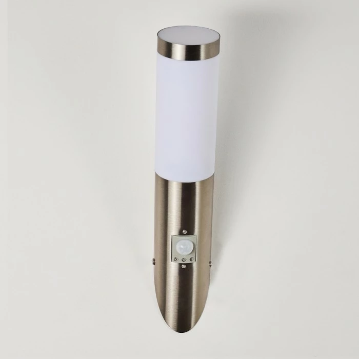 Hofstein Norburg Außenwandleuchte Edelstahl, 1-flammig, Bewegungsmelder 17 Hofstein Norburg Außenwandleuchte Edelstahl, 1-flammig, Bewegungsmelder – Bild 17