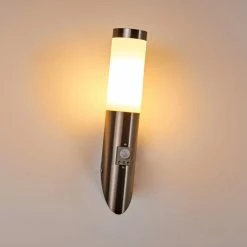 Hofstein Norburg Außenwandleuchte Edelstahl, 1-flammig, Bewegungsmelder 37 Hofstein Norburg Außenwandleuchte Edelstahl, 1-flammig, Bewegungsmelder -Außenleuchten Verkäufe norburg aussenwandleuchte h3291313 do1 17