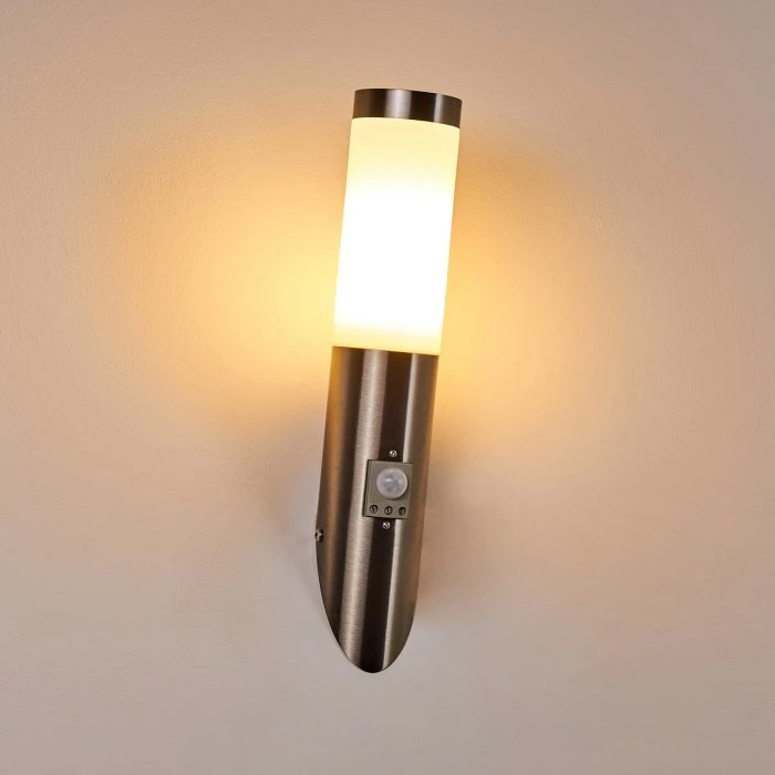 Hofstein Norburg Außenwandleuchte Edelstahl, 1-flammig, Bewegungsmelder 18 Hofstein Norburg Außenwandleuchte Edelstahl, 1-flammig, Bewegungsmelder – Bild 18