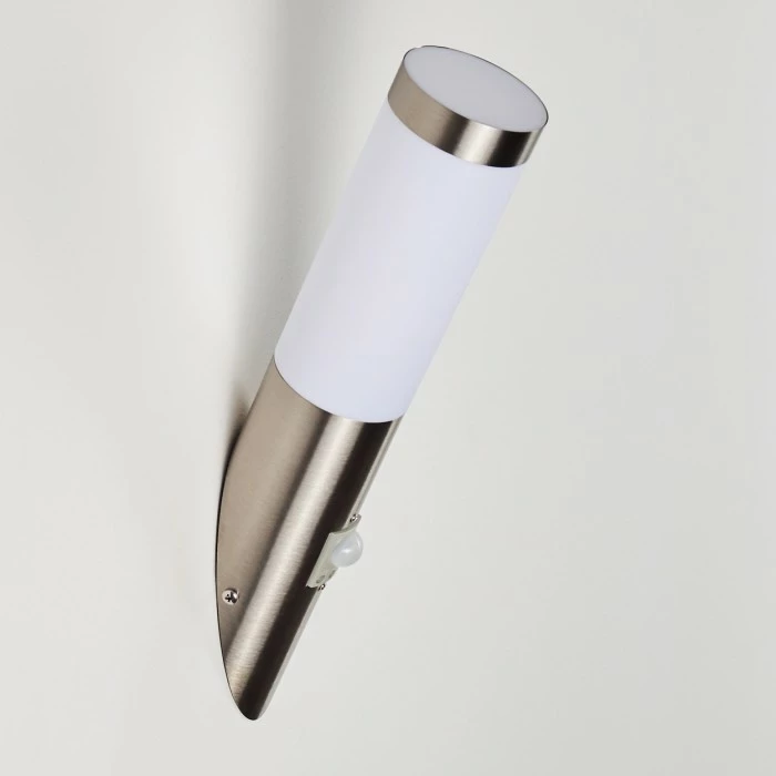 Hofstein Norburg Außenwandleuchte Edelstahl, 1-flammig, Bewegungsmelder 6 Hofstein Norburg Außenwandleuchte Edelstahl, 1-flammig, Bewegungsmelder – Bild 6