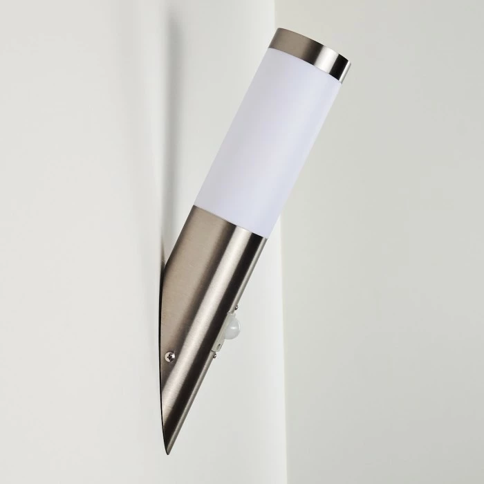 Hofstein Norburg Außenwandleuchte Edelstahl, 1-flammig, Bewegungsmelder 9 Hofstein Norburg Außenwandleuchte Edelstahl, 1-flammig, Bewegungsmelder – Bild 9