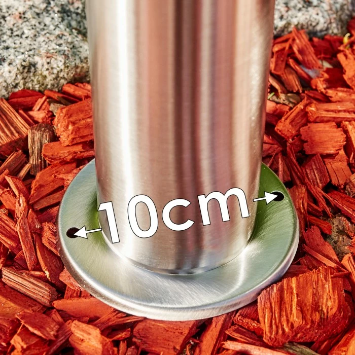 Hofstein Norburg Wegeleuchte Edelstahl, 1-flammig, Bewegungsmelder 11 Hofstein Norburg Wegeleuchte Edelstahl, 1-flammig, Bewegungsmelder – Bild 11