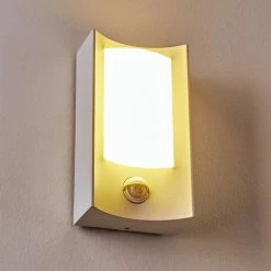 Hofstein Nordkapp Au&szlig;enwandleuchte LED Wei&szlig;, 1-flammig, Bewegungsmelder -Außenleuchten Verkäufe nordkapp aussenwandleuchte h3303344 do1 11