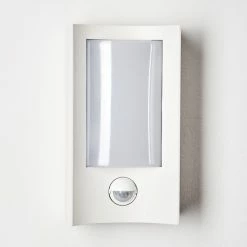 Hofstein Nordkapp Au&szlig;enwandleuchte LED Wei&szlig;, 1-flammig, Bewegungsmelder -Außenleuchten Verkäufe nordkapp aussenwandleuchte h3303344 do1 8