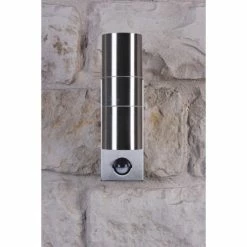 Nordlux TIN Außenwandleuchte Edelstahl, 2-flammig, Bewegungsmelder -Außenleuchten Verkäufe nordlux tin aussenwandleuchte 21279934 3