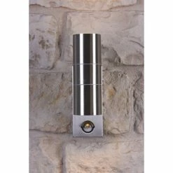 Nordlux TIN Außenwandleuchte Edelstahl, 2-flammig, Bewegungsmelder -Außenleuchten Verkäufe nordlux tin aussenwandleuchte 21279934 4