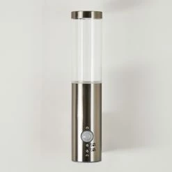 Hofstein Noreaz Außenwandleuchte LED Edelstahl, 1-flammig, Bewegungsmelder -Außenleuchten Verkäufe noreaz aussenwandleuchte h3299548 do1 14