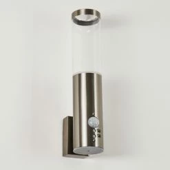 Hofstein Noreaz Außenwandleuchte LED Edelstahl, 1-flammig, Bewegungsmelder -Außenleuchten Verkäufe noreaz aussenwandleuchte h3299548 do1 17