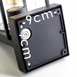 Hofstein Palanga Außenwandleuchte Schwarz, 1-flammig, Bewegungsmelder -Außenleuchten Verkäufe palanga aussenwandleuchte h3325001 20