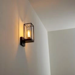 Hofstein Palanga Außenwandleuchte Schwarz, 1-flammig, Bewegungsmelder -Außenleuchten Verkäufe palanga aussenwandleuchte h3325001 9