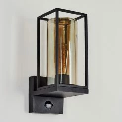 Hofstein Palanga Außenwandleuchte Schwarz, 1-flammig, Bewegungsmelder -Außenleuchten Verkäufe palanga aussenwandleuchte h3558751 7