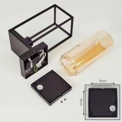 Hofstein Palanga Außenwandleuchte Schwarz, 1-flammig, Bewegungsmelder 14 Hofstein Palanga Außenwandleuchte Schwarz, 1-flammig, Bewegungsmelder -Außenleuchten Verkäufe palanga aussenwandleuchte h3558782 4