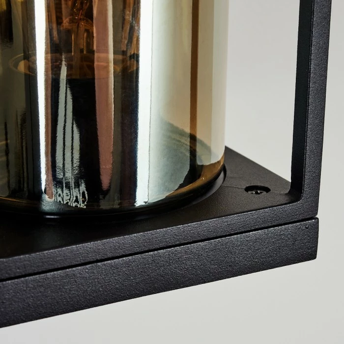 Hofstein Palanga Außenwandleuchte Schwarz, 1-flammig, Bewegungsmelder 6 Hofstein Palanga Außenwandleuchte Schwarz, 1-flammig, Bewegungsmelder – Bild 6