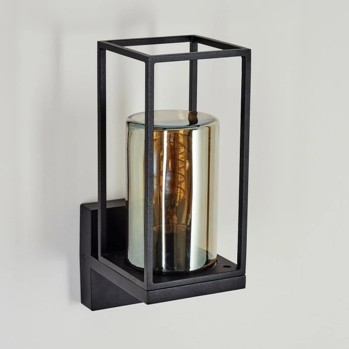 Hofstein Palanga Außenwandleuchte Schwarz, 1-flammig, Bewegungsmelder 8 Hofstein Palanga Außenwandleuchte Schwarz, 1-flammig, Bewegungsmelder – Bild 8