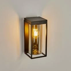 Hofstein Palanga Außenwandleuchte LED Schwarz, 1-flammig, Bewegungsmelder -Außenleuchten Verkäufe palanga aussenwandleuchte h3588666 7