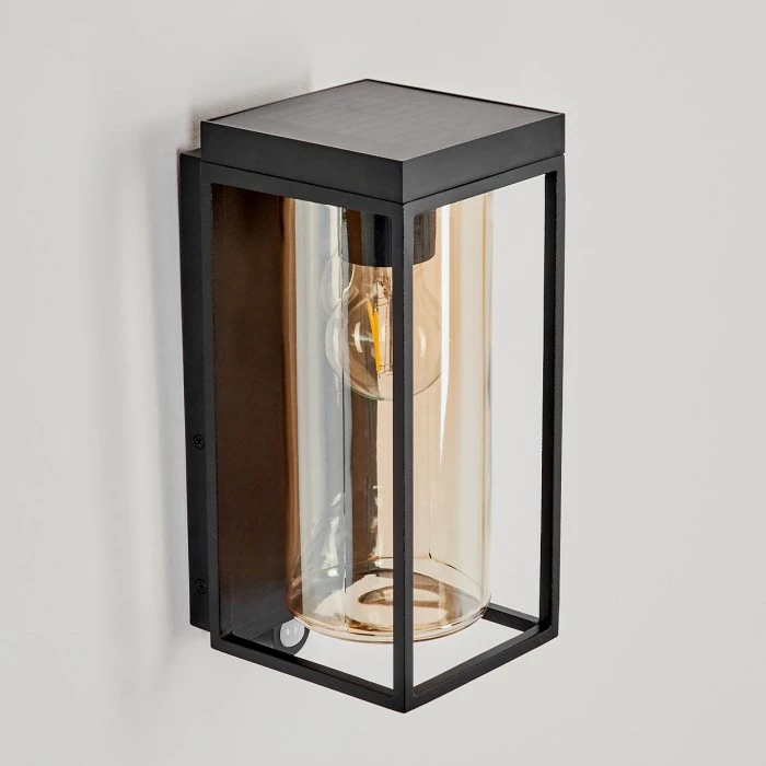 Hofstein Palanga Außenwandleuchte LED Schwarz, 1-flammig, Bewegungsmelder 2 Hofstein Palanga Außenwandleuchte LED Schwarz, 1-flammig, Bewegungsmelder – Bild 2