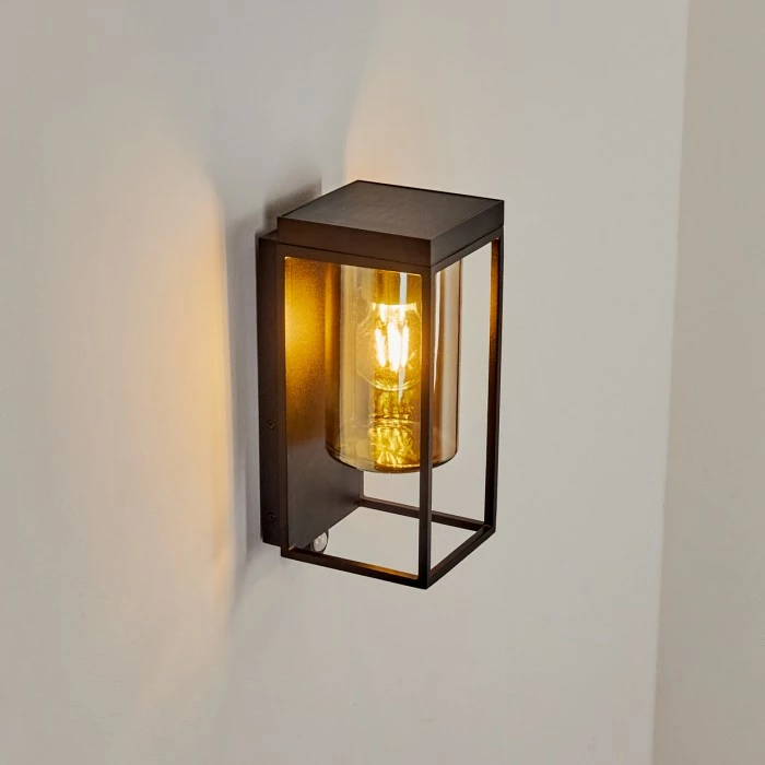 Hofstein Palanga Außenwandleuchte LED Schwarz, 1-flammig, Bewegungsmelder 6 Hofstein Palanga Außenwandleuchte LED Schwarz, 1-flammig, Bewegungsmelder – Bild 6