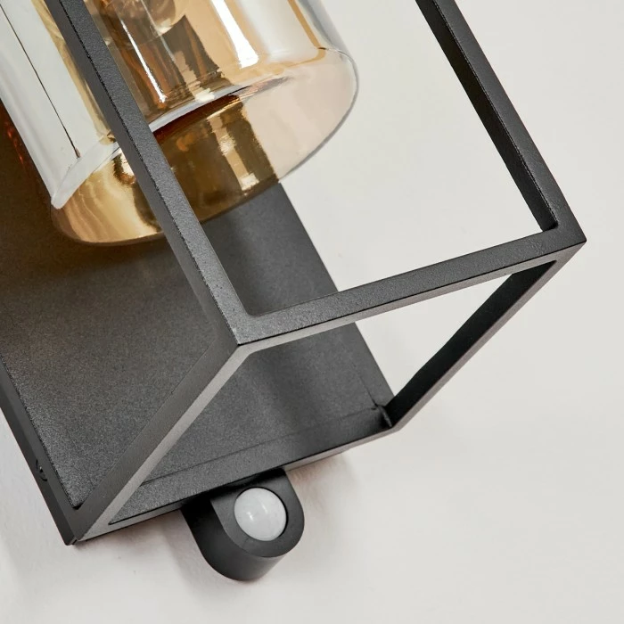 Hofstein Palanga Außenwandleuchte LED Schwarz, 1-flammig, Bewegungsmelder 5 Hofstein Palanga Außenwandleuchte LED Schwarz, 1-flammig, Bewegungsmelder – Bild 5