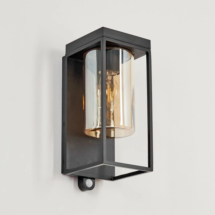 Hofstein Palanga Außenwandleuchte LED Schwarz, 1-flammig, Bewegungsmelder 7 Hofstein Palanga Außenwandleuchte LED Schwarz, 1-flammig, Bewegungsmelder – Bild 7