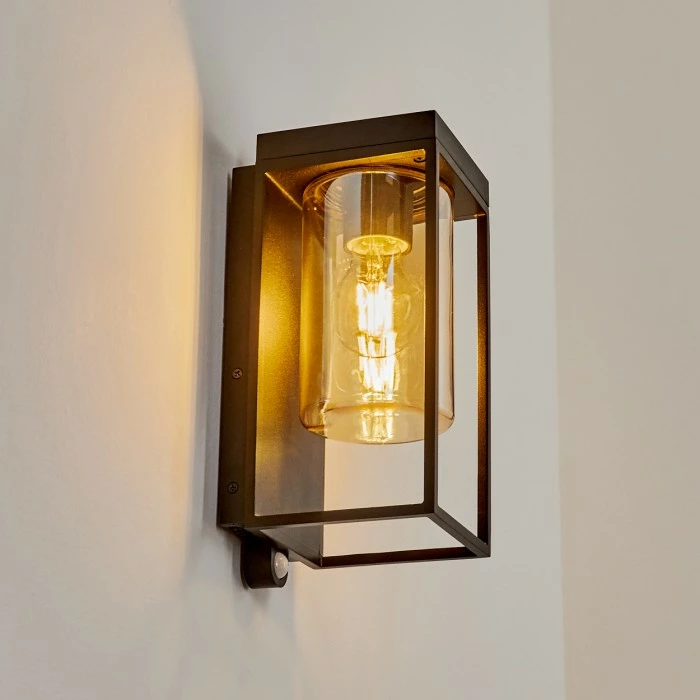 Hofstein Palanga Außenwandleuchte LED Schwarz, 1-flammig, Bewegungsmelder 9 Hofstein Palanga Außenwandleuchte LED Schwarz, 1-flammig, Bewegungsmelder – Bild 9