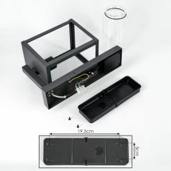 Hofstein Parkkola Außenwandleuchte Anthrazit, 1-flammig, Bewegungsmelder -Außenleuchten Verkäufe parkkola aussenwandleuchte h3579510 4