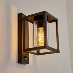 Hofstein Parkkola Außenwandleuchte Anthrazit, 1-flammig, Bewegungsmelder -Außenleuchten Verkäufe parkkola aussenwandleuchte h3579510 6