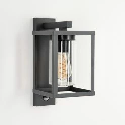 Hofstein Parkkola Außenwandleuchte Anthrazit, 1-flammig, Bewegungsmelder -Außenleuchten Verkäufe parkkola aussenwandleuchte h3579510 9