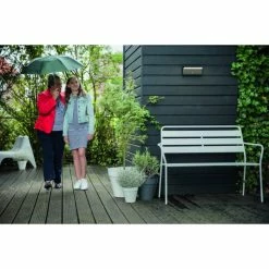 Philips Leuchten Philips Bustan Außenwandleuchte LED Anthrazit, 2-flammig, Bewegungsmelder