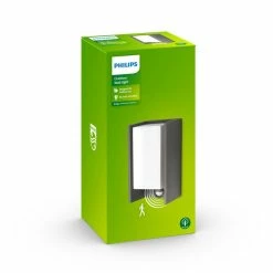 Philips Leuchten Philips myGarden Bridge Außenwandleuchte Anthrazit, 1-flammig, Bewegungsmelder -Außenleuchten Verkäufe philips mygarden bridge aussenwandleuchte 8719514385429 3