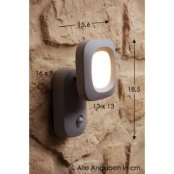 Philips Leuchten Philips myGarden CLOUD Wandleuchte LED Grau, 1-flammig, Bewegungsmelder -Außenleuchten Verkäufe philips mygarden cloud wandleuchte 172768716 do1 2