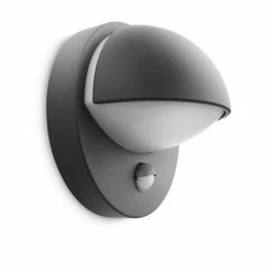 Philips Leuchten Philips myGarden June Außenwandleuchte Anthrazit, 1-flammig, Bewegungsmelder -Außenleuchten Verkäufe philips mygarden june aussenwandleuchte 8719514385306 2