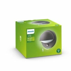 Philips Leuchten Philips myGarden June Außenwandleuchte Anthrazit, 1-flammig, Bewegungsmelder -Außenleuchten Verkäufe philips mygarden june aussenwandleuchte 8719514385306 4