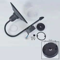 Hofstein Pohei Au&szlig;enwandleuchte Anthrazit, 1-flammig, Bewegungsmelder -Außenleuchten Verkäufe pohei aussenwandleuchte h3443354 4